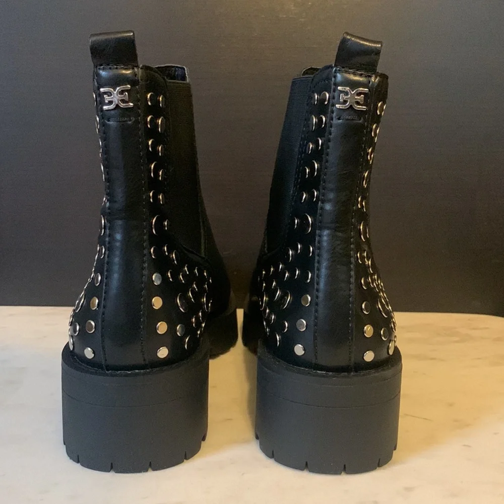 Sam Edelman Jayln Platform Studded Lug Sole Chelsea Boot